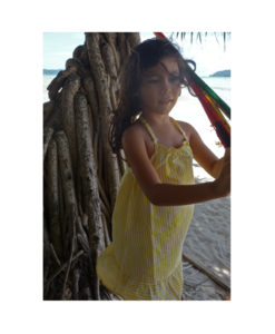 Kalila_Organics_Citrus_Dress_model