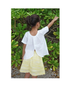 Kalila_Organics_Citrus_Skirt_Petal_Top_model